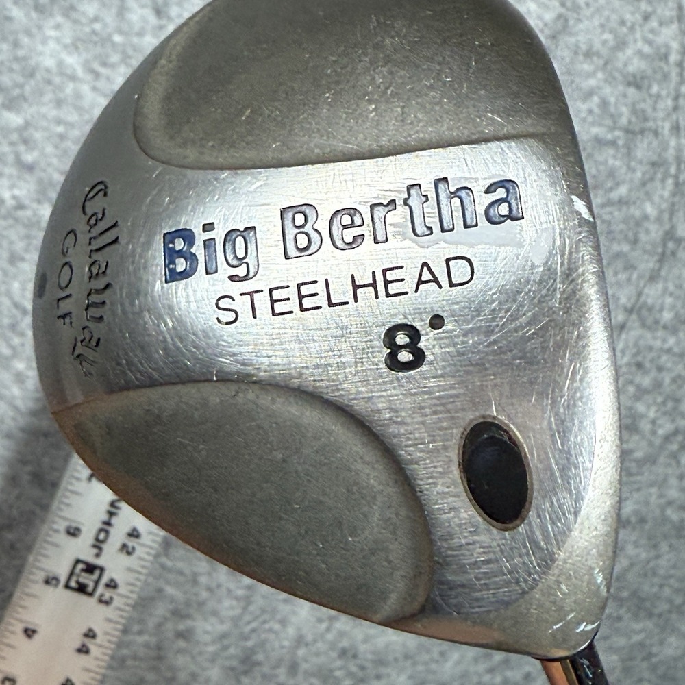 Callaway Big Bertha Steelhead 8° Driver DG Shaft RH Oversized Lamkin Grip